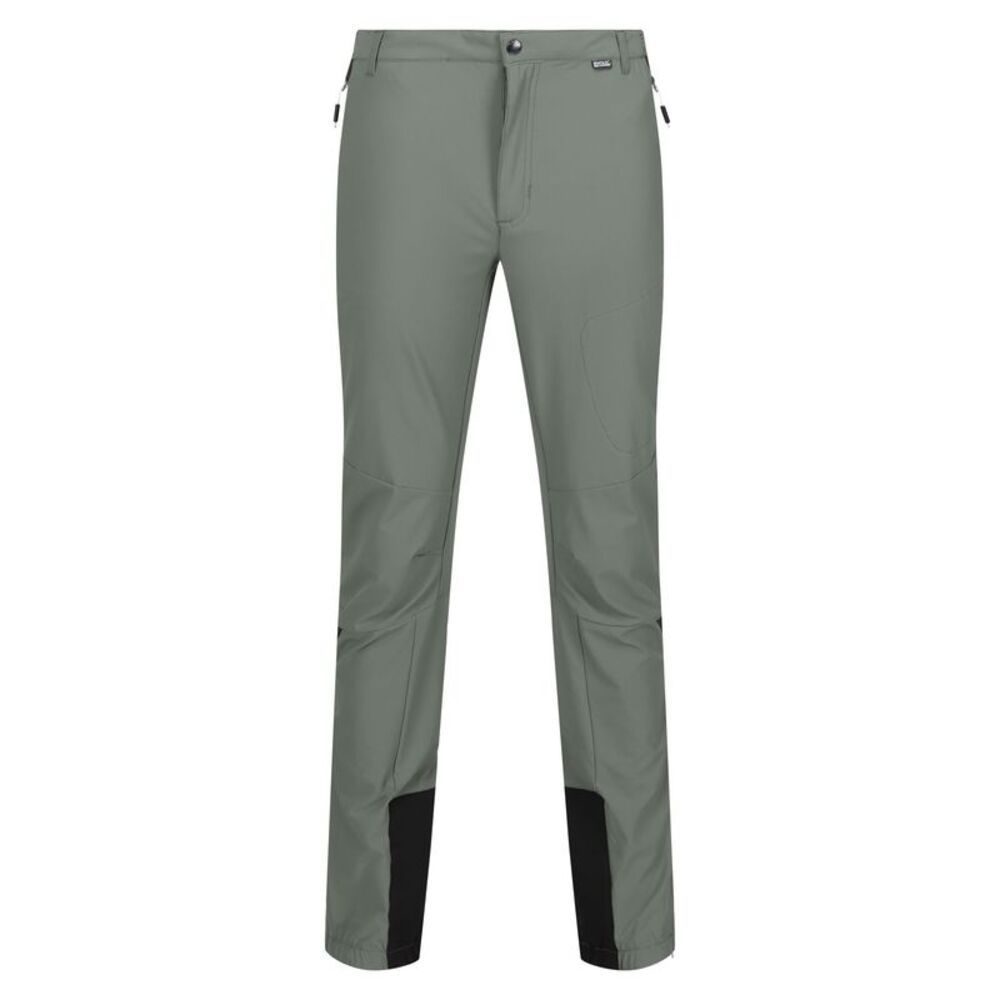 Regatta Mens Mountain III Hiking Trousers / Agave Green/Ash
